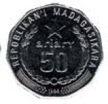 50 ariary 50