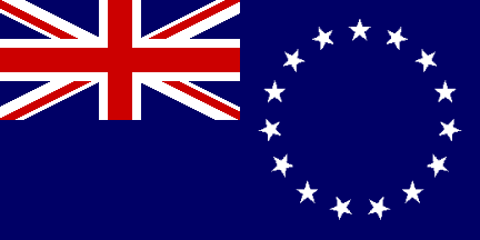 Nationella flagga, Cooköarna