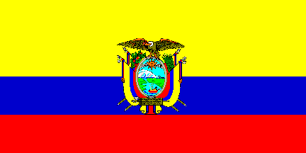 Nationella flagga, Ecuador