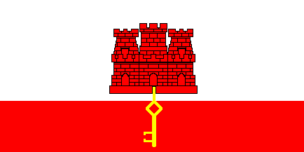 Nationella flagga, Gibraltar