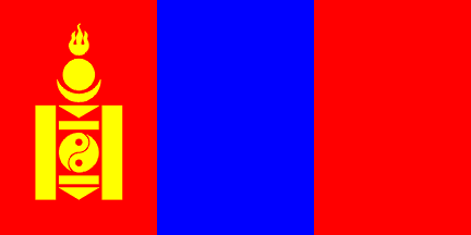 Nationella flagga, Mongoliet
