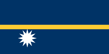 Nationella flagga, Nauru