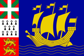 Nationella flagga, Saint Pierre och Miquelon