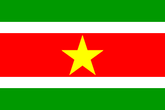 Nationella flagga, Surinam