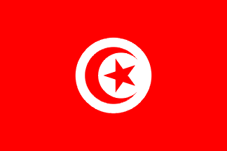 Nationella flagga, Tunisien